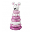 Pink Mouse Stacking Ring